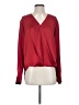 DKNY 100% Polyester Red Long Sleeve Blouse Size S - photo 1