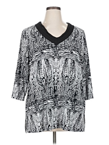 Dana Buchman 3/4 Sleeve Blouse (view 1)