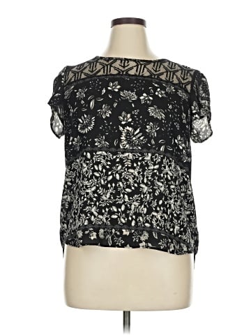 Twine & String Short Sleeve Blouse (view 1)