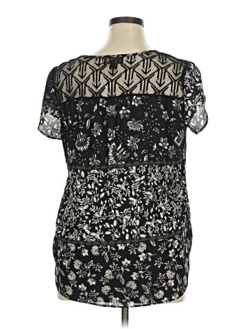 Twine & String Short Sleeve Blouse (view 2)