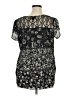 Twine & String Black Short Sleeve Blouse Size XL - photo 2