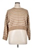 T Tahari Stripes Tan Pullover Sweater Size XL - photo 1