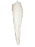 Wrap 100% Linen Solid Ivory Linen Pants Size 2 - photo 5