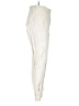 Wrap 100% Linen Solid Ivory Linen Pants Size 2 - photo 4