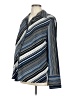 Duo Maternity Stripes Blue 3/4 Sleeve Blouse Size L - photo 1