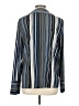 Duo Maternity Stripes Blue 3/4 Sleeve Blouse Size L - photo 2