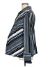 Duo Maternity Stripes Blue 3/4 Sleeve Blouse Size L - photo 5