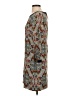 J.Crew 100% Silk Print Gray Casual Dress Size 2 - photo 5