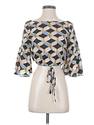 Milly 3/4 Sleeve Blouse (view 1)