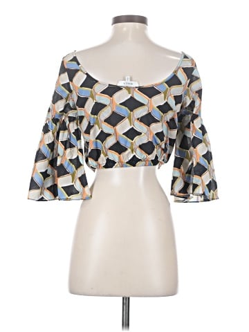 Milly 3/4 Sleeve Blouse (view 2)