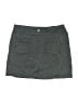 Tangerine Solid Gray Casual Skirt Size M - photo 2