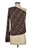Saylor 100% Polyester Brown Long Sleeve Blouse Size S - photo 1