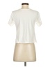 Shein Ivory Short Sleeve Blouse Size 4 - photo 2