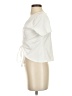 Shein Ivory Short Sleeve Blouse Size 4 - photo 5