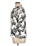 Sioni 100% Polyester Floral Silver 3/4 Sleeve Blouse Size XL - photo 5