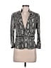 Rebecca Taylor Paisley Silver Tan Blazer Size 6 - photo 1