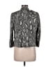 Rebecca Taylor Paisley Silver Tan Blazer Size 6 - photo 2