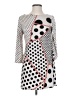 Grayson Polka Dots White Casual Dress Size XS (1) - photo 1