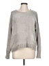 P.J. Salvage 100% Polyester Metallic Silver Pullover Sweater Size L - photo 1