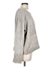 P.J. Salvage 100% Polyester Metallic Silver Pullover Sweater Size L - photo 4