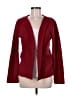 Joan Vass 100% Cotton Red Burgundy Cardigan Size 6 (1) - photo 1