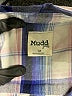 Mudd Plaid Blue Long Sleeve Button-Down Shirt Size 7 - 8 - photo 3