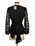 J.Crew 100% Polyester Black 3/4 Sleeve Blouse Size XS - photo 2