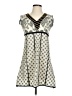 Assorted Brands Argyle Gray Ivory Casual Dress Size S - photo 1