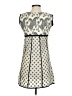Assorted Brands Argyle Gray Ivory Casual Dress Size S - photo 2