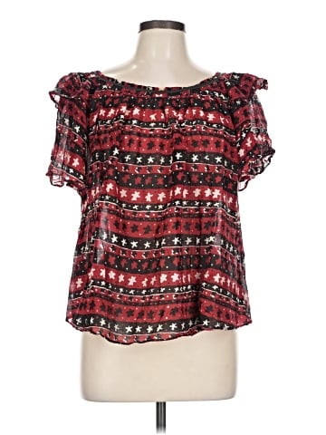 Hache Short Sleeve Blouse (view 1)