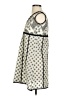 Assorted Brands Argyle Gray Ivory Casual Dress Size S - photo 5