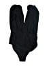Unbranded Solid Black One Piece Swimsuit Size M - photo 1