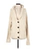 Foreign Exchange 100% Acrylic Ivory Tan Cardigan Size S - photo 1