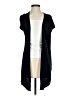 Joan Vass 100% Viscose Black Cardigan Size S - photo 1
