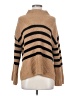 Old Navy Stripes Tan Turtleneck Sweater Size S - photo 1