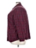 Halogen Plaid Burgundy Long Sleeve Button-Down Shirt Size 24 - photo 5