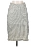 Eva Franco 100% Polyester Stripes Ivory Casual Skirt Size 2 - photo 1