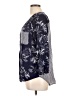 Fred David 100% Rayon Blue 3/4 Sleeve Blouse Size L - photo 5