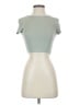 Zara Green Short Sleeve Turtleneck Size S - photo 1