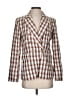 J by Joie Checkered-gingham Ivory Blazer Size S - photo 1