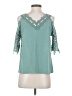 Shein 100% Polyester Teal Sleeveless Blouse Size 2 - photo 2