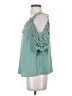Shein 100% Polyester Teal Sleeveless Blouse Size 2 - photo 5