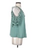Shein 100% Polyester Teal Sleeveless Blouse Size 2 - photo 4