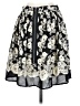 Reformed 100% Polyester Paisley Black Casual Skirt Size 2 - photo 2