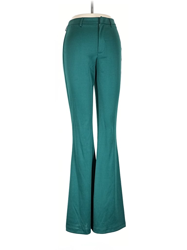 Pre-owned Flat White Dress Pants In Blue