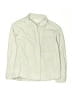 Zara Solid Green Long Sleeve Button-Down Shirt Size 10 - photo 1