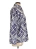 Appleseeds 100% Polyester Print Blue Long Sleeve Blouse Size 12 - photo 4