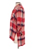 Seven7 100% Rayon Plaid Red 3/4 Sleeve Button-Down Shirt Size L - photo 5