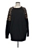 Beeson River Animal Print Black Pullover Sweater Size S - photo 1