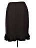 Le Suit 100% Polyester Solid Black Brown Formal Skirt Size 16 - photo 2